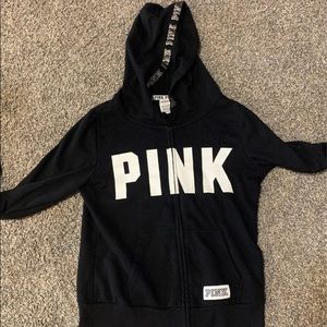 Black and white VS Pink zip up it’s a sz small but fits loose